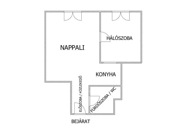 Eladó lakás Eger, Hajdúhegy 43 nm
