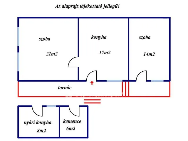 Eladó ház Szurdokpüspöki 52 nm