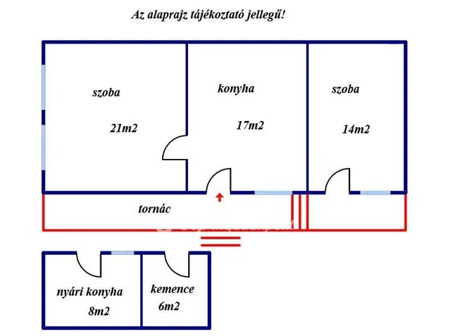 Eladó ház Szurdokpüspöki 52 nm