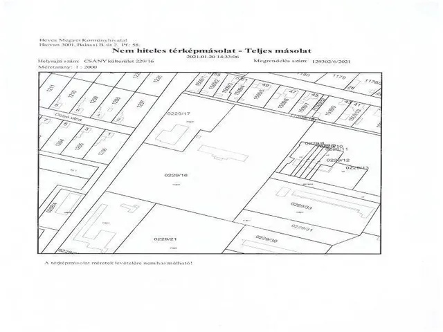 Eladó üdülő és hétvégi ház Csány 800 nm