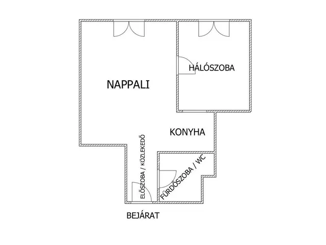 Kiadó lakás Eger, Hajdúhegy 43 nm