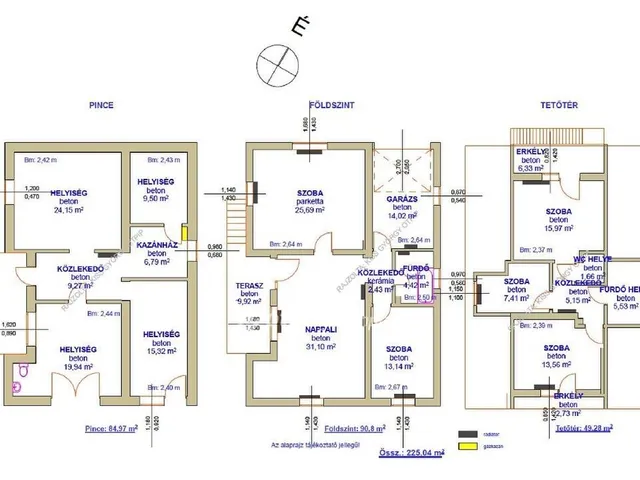 Eladó ház Poroszló 225 nm