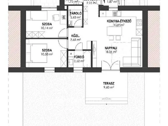 Eladó ház Adács 64 nm