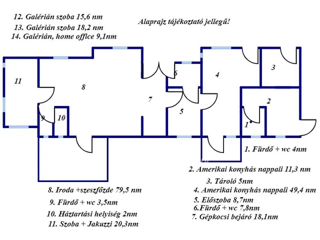 Eladó ház Szentlőrinckáta 252 nm