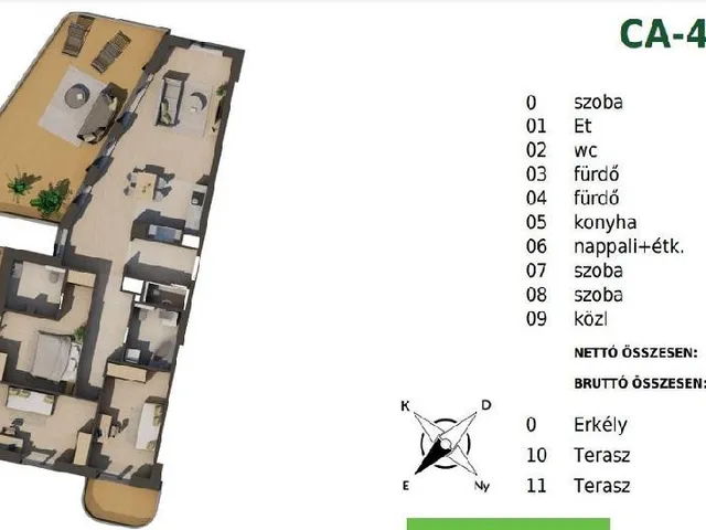 Eladó lakás Budapest XIV. kerület, Alsórákos 150 nm