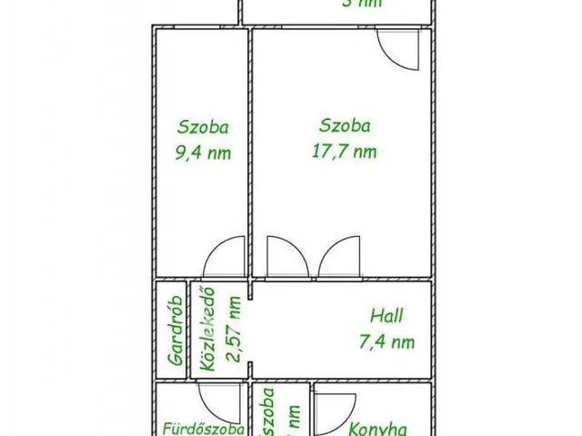 Eladó lakás Budapest I. kerület, Víziváros I. ker. 50 nm