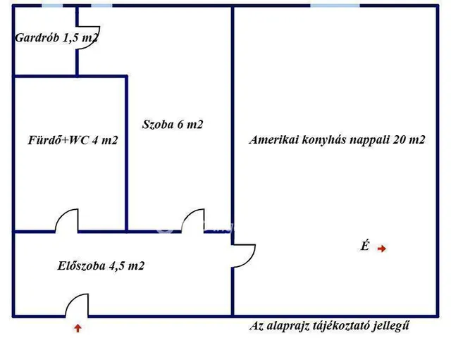 Eladó lakás Budapest V. kerület 36 nm