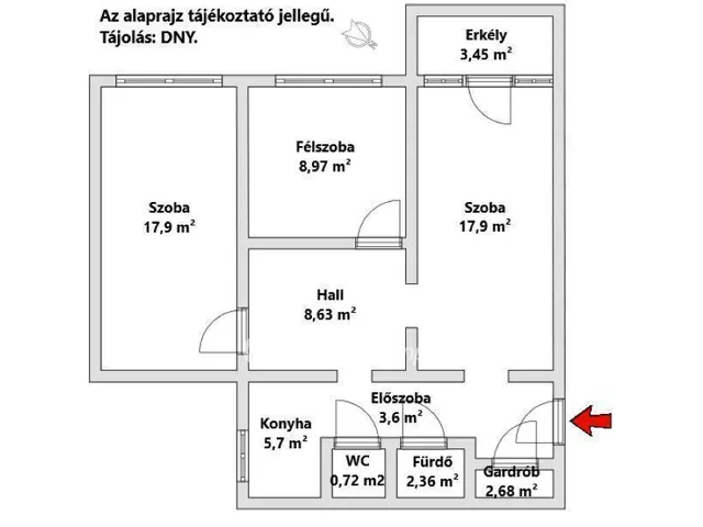 Eladó lakás Budapest IV. kerület 71 nm