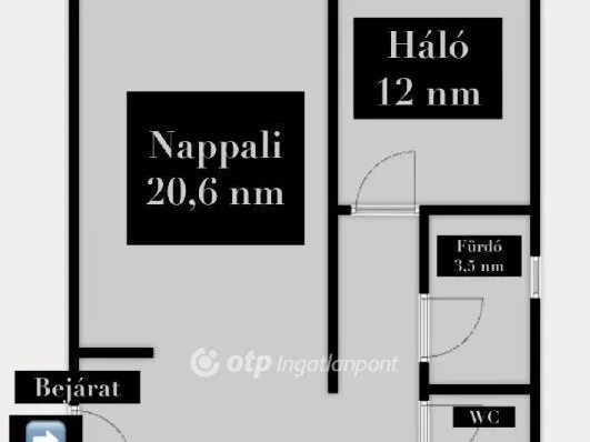 Eladó lakás Budapest II. kerület 62 nm