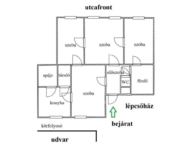 Eladó lakás Budapest VII. kerület 92 nm