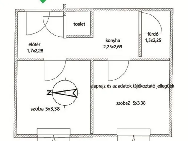 Eladó lakás Budapest X. kerület 45 nm