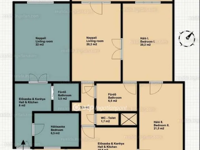 Eladó lakás Budapest VI. kerület 93 nm