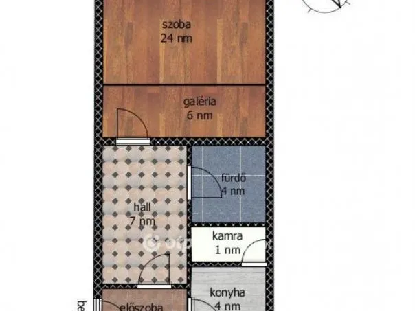 Eladó lakás Budapest VI. kerület 44 nm