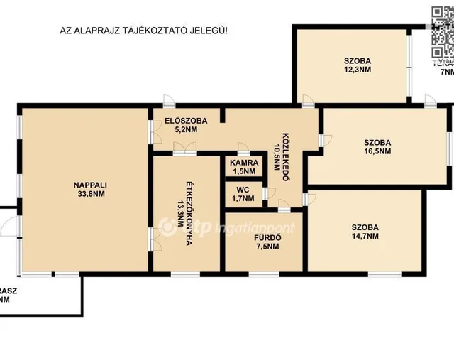 Eladó lakás Budapest II. kerület, Pálvölgy 114 nm