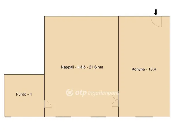 Eladó lakás Budapest V. kerület, Belváros 39 nm