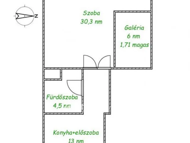 Eladó lakás Budapest V. kerület, Lipótváros 46 nm