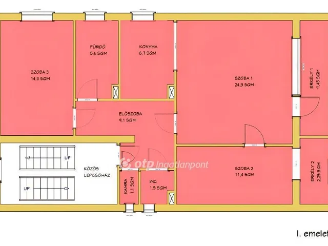 Eladó lakás Budapest XI. kerület, Sasad-Sashegy XI. ker. 77 nm