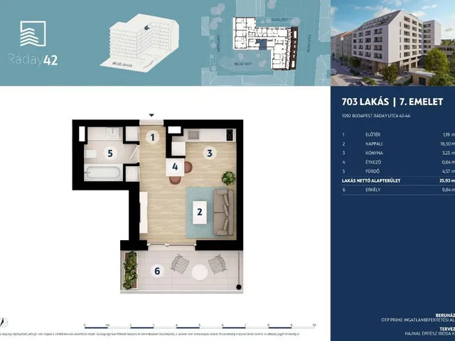 Eladó lakás Budapest IX. kerület 25 nm