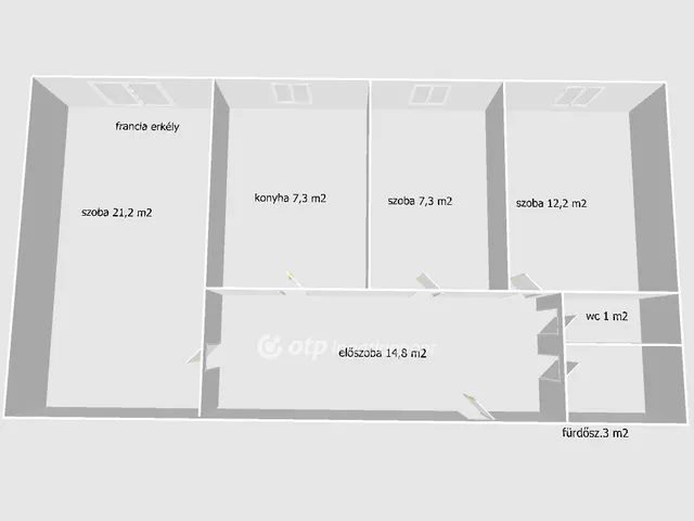 Eladó lakás Budapest IV. kerület, Káposztásmegyer 67 nm