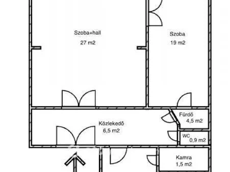 Eladó lakás Budapest XIII. kerület, Újlipótváros 72 nm