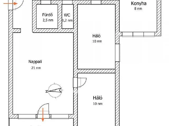 Eladó lakás Budapest XI. kerület, Őrmező 68 nm