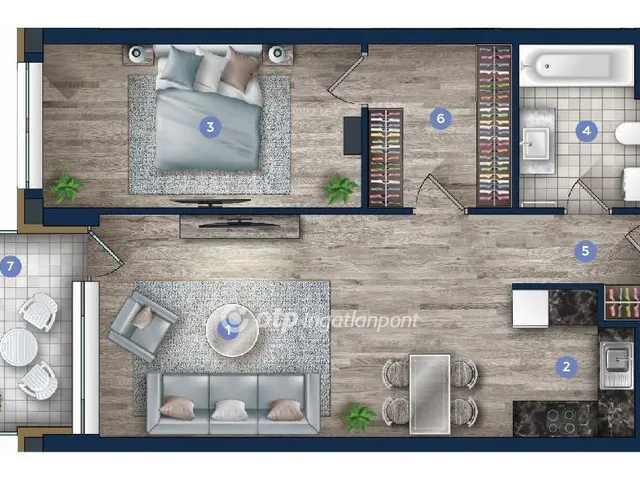 Eladó lakás Budapest XIII. kerület 57 nm