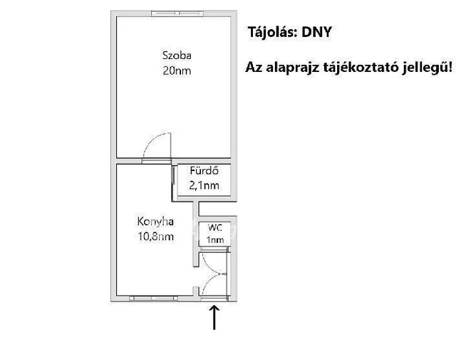 Eladó lakás Budapest XIII. kerület, Angyalföld 35 nm