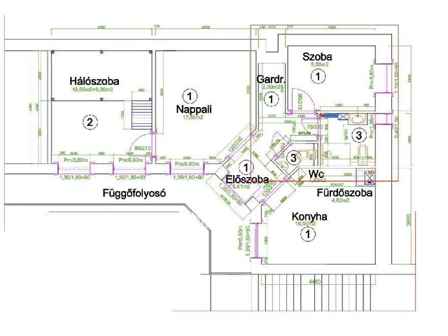 Eladó lakás Budapest VI. kerület 75 nm