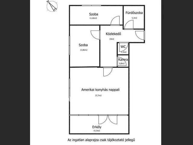 Eladó lakás Budapest II. kerület 82 nm