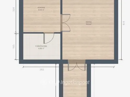 Eladó lakás Budapest VII. kerület 41 nm