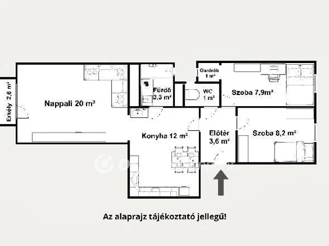 Eladó lakás Budapest XI. kerület 60 nm