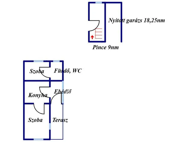 Eladó ház Tápióbicske 51 nm