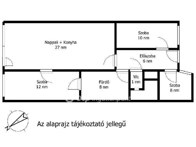 Eladó lakás Budapest V. kerület 71 nm