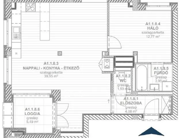 Eladó lakás Budapest XII. kerület 62 nm