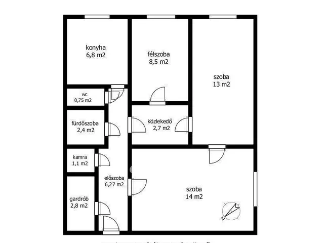 Eladó lakás Budapest XV. kerület, Újpalota 65 nm