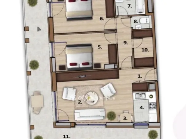 Eladó lakás Budapest XIII. kerület 72 nm