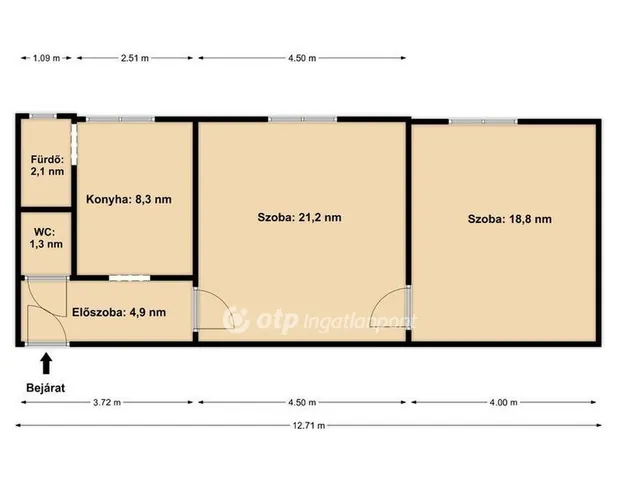 Eladó lakás Budapest X. kerület 54 nm