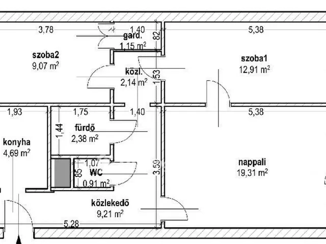 Eladó lakás Budapest VIII. kerület 63 nm