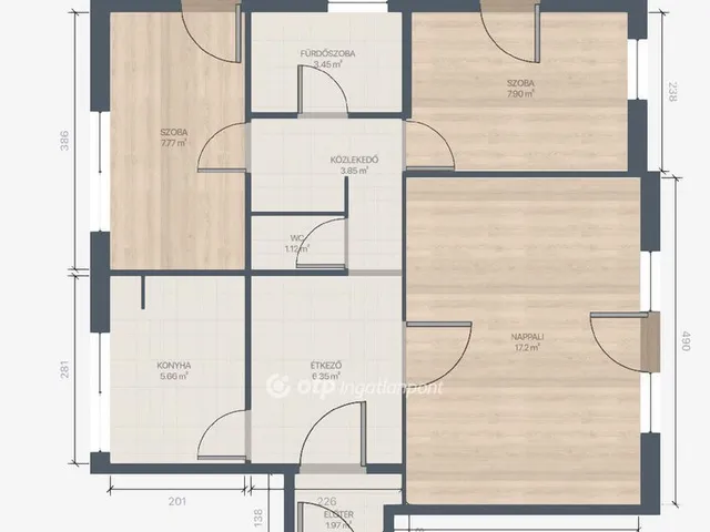 Eladó lakás Budapest XIII. kerület, Angyalföld 55 nm