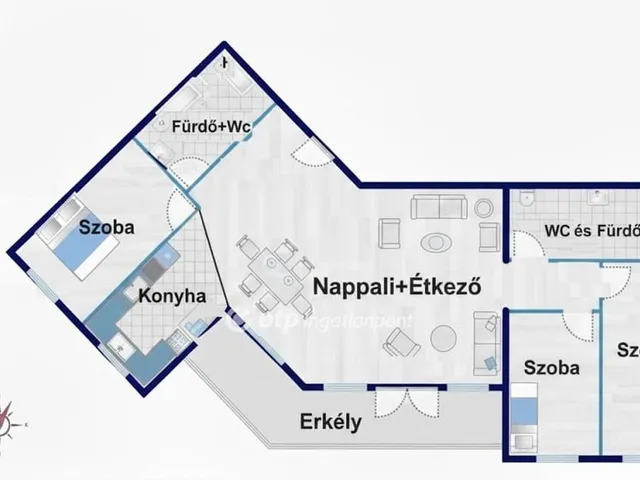 Eladó lakás Budapest XIII. kerület, Angyalföld 69 nm