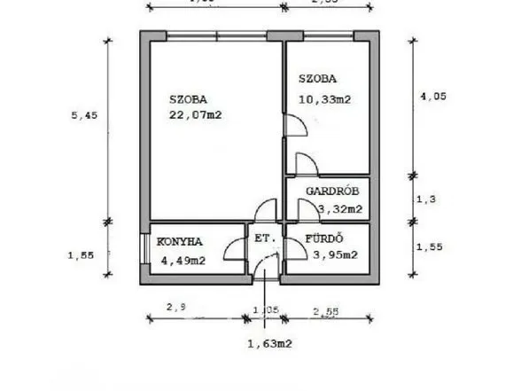 Eladó lakás Budapest XIV. kerület, Alsórákos 46 nm