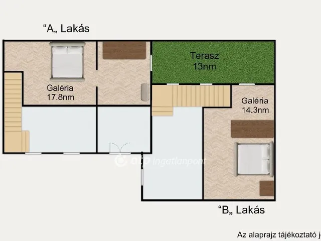 Eladó lakás Budapest V. kerület, Belváros 43 nm