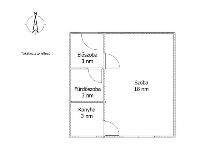 Eladó lakás Budapest IX. kerület 27 nm