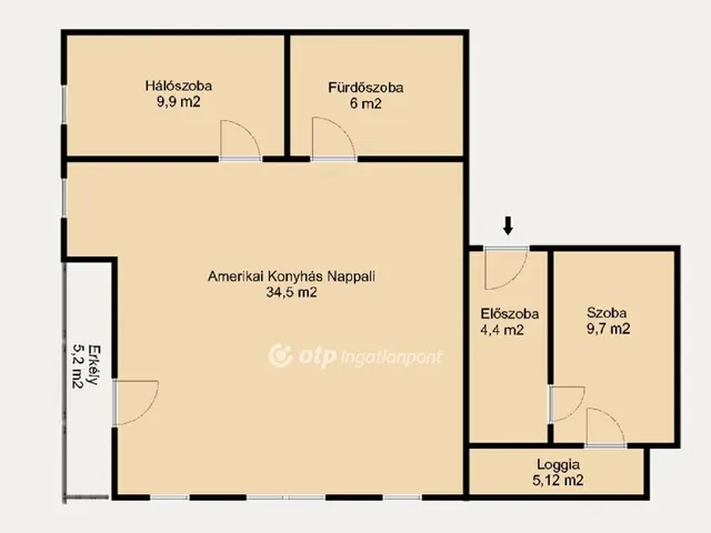 Eladó lakás Budapest II. kerület, Csatárka 64 nm