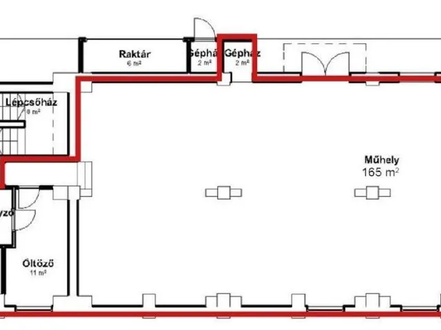 Kiadó kereskedelmi és ipari ingatlan Budapest XX. kerület 206 nm