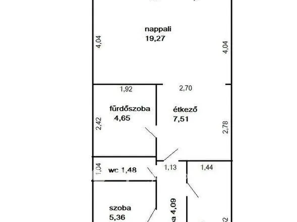 Eladó lakás Hévíz 49 nm