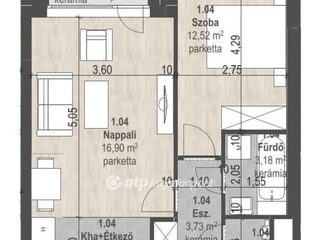 Eladó lakás Budapest XIII. kerület, Angyalföld 45 nm
