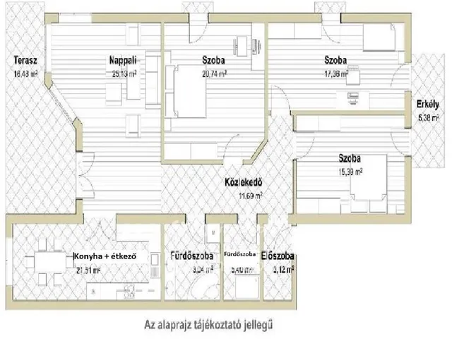 Eladó lakás Budapest II. kerület, Törökvész 125 nm