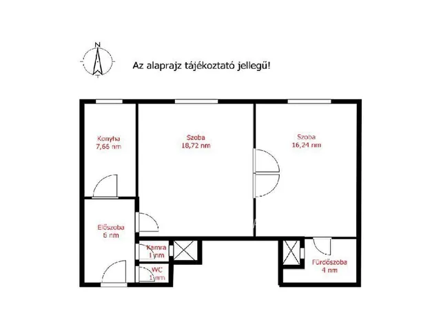 Eladó lakás Budapest XIV. kerület, Herminamező 55 nm
