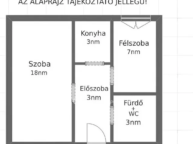 Eladó lakás Budapest IV. kerület, Újpest 34 nm